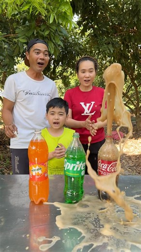 Mirinda, Sprite, Coca-Cola VS Mentos