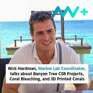 5.7K views · 73 reactions | Nick Hardman, Marine Lab Coordinator for Banyan Tree Hotels & Resorts properties in Maldives talks about their CSR projects, the dangers of coral bleaching and 3D printed coral. | MV+ | Facebook