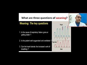 what are the three key questions of mechanical ventilation weaning? criteria for extubation, Fio2