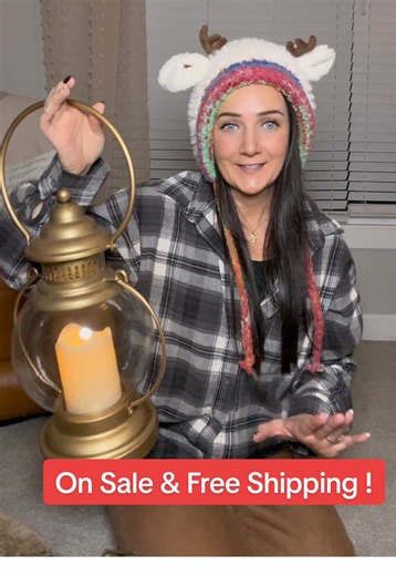indoor or outdoor 16 inch lantern for entryways or centerpieces🕯️ Perfect for fall, winter, holiday and Christmas décor. ✨today’s pricing & free shipping subject to change at any time without notice — 11/23/2025. #qvcsuperbranddays #tiktokshopblackfriday #TiktokShopCyberMonday #homedecorfinds #lanterndecor