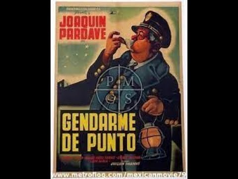 Película, El gendarme de la esquina 1951, Joaquín Pardavé, Rubén Rojo, Miguel Ferriz, Emma Roldán.
