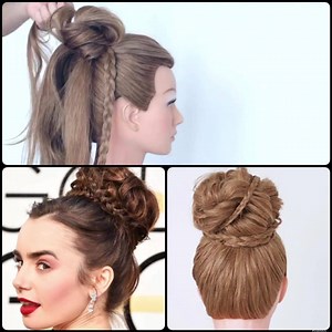 23K views · 22 reactions | Fall in love during the month of L O V E... with Kasumi's styles! Look at her recreation of Lily Collins look from the Golden Globes! Find more of Kasumi's Updo's under the EDUCATION tab in Stylez. Click here for your free acct: bit.ly/2hfj6T7 | Stylez App | Facebook
