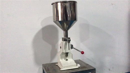 A03 Manual Filler Piston Bottle Perfume Water Cosmetic Cream Oil Honey Paste Liquid Filling Machine for Small Business
