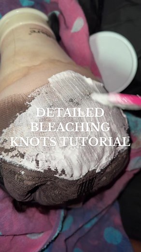 Detailed Bleaching Knots Tutorial with BW 2 Bleaching Powder and 40 Volume Developer
