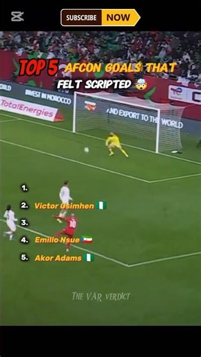 TOP 5 AFCON GOALS THAT FELT SCRIPTED 🤯💥