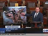 Republican Sen. Mike Lee mocks The Green New Deal on the Senate floor