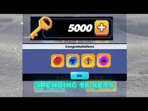 Spending 5k keys On opening chests in blockmango bedwars #viral #blockmango