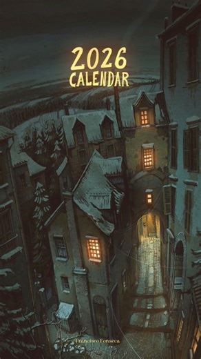 2026 Calendar tour Now available. Link in description #Calendar #illustration #artwork | Francis.co