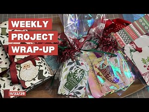This Week in My Craft Room: DIY Christmas Tags + Envelope + Folio Album