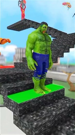 Funny 3D Animals Long Slide Game | Kids Cartoon#funny3danimals#animalgames