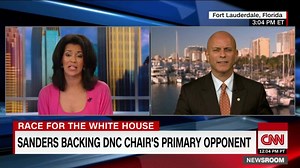 Sanders Backing DNC Chair's Primary Opponent