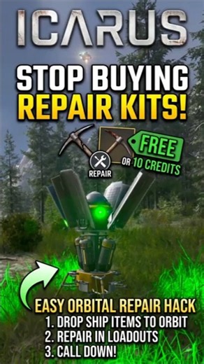 Icarus Day 1 Hack: Repair Tools Instantly for Cheap!