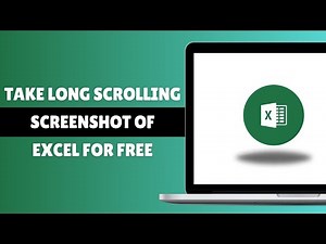 How To Take Long Scrolling Screenshot Of Excel For Free