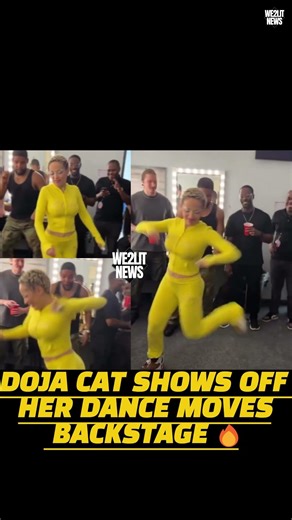 Doja Cat Shows OFF Her Dance Moves Backstage!!