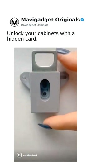 Link in Bio -) @featured.design Product: Invisible Cabinet Card Sensor Lock 💎 Find more -) @featu