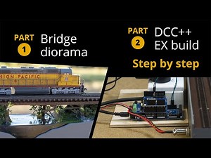 How to build an Arduino DCC++ EX program track with resin river