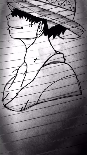 lofi drawing A4 sheet trending anime #anime #drawing #art