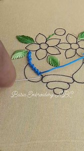 34K views · 771 reactions | Basic Palestrina Stitch. New Teapot design stitching tutorial. #embroidery #bordado | Basic Embroidery ABC | Facebook