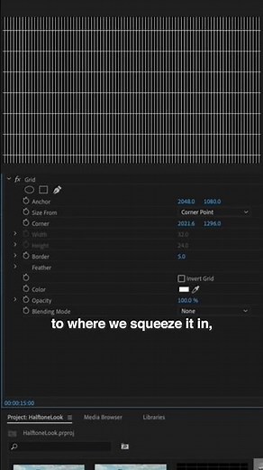 How to create a Cool Halftone Pattern Look Video Effect in Adobe Premiere Pro