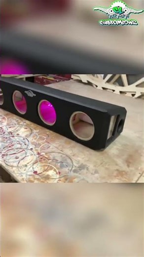 LED Subwoofer Enclosure: Ultimate Car Audio Upgrade! #shorts