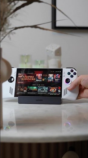 Portable Gaming PC Setup | ROG ALLY X UGREEN 6-in-1 Dock