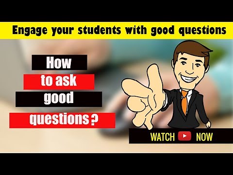 How to ask good Questions in classrooms? Questioning techniques in classrooms | Classroom management