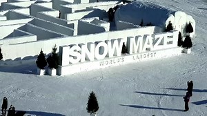World's largest snow maze now even bigger