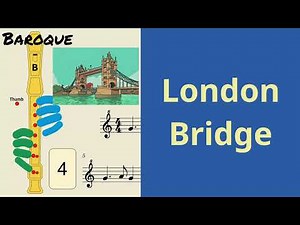 London Bridge | Baroque Soprano Recorder Tutorial by Notes to Play