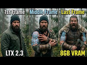 LTX 2.3: First, MIDDLE & Last Frame on 8GB + Prompting Guide! ( Free I2V ComfyUI Workflow)