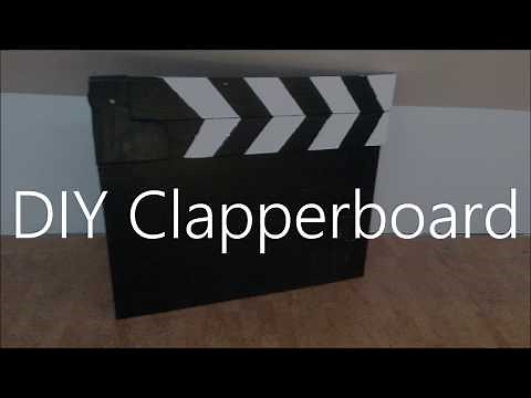 DIY Clapperboard