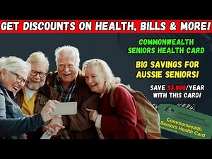 New Update: Seniors Eligible for Health & Bill Discounts! $3,000 in Commonwealth Seniors Health Card