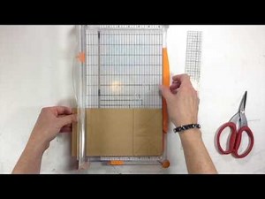 Paper Bag Mini Album Page Tutorial