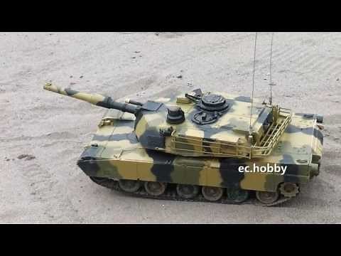 Radio Control M1A2 Abrams RC Battle Tank Military Vehicles Airsoft Shoot BB