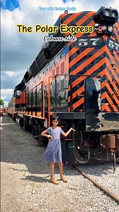 The Polar Express ride🚂 #shorts #trainride #funride #thepolarexpress