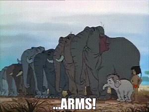 ...arms!