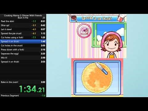 Cooking Mama 2 - Burn a Pie (2:48 Former WR)