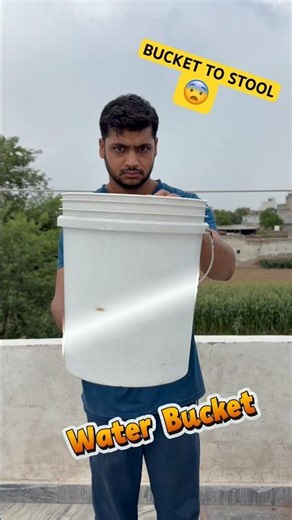 Turning a Bucket Into a Cement Stool! 🔥