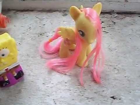 Spongebob and My little pony pool party