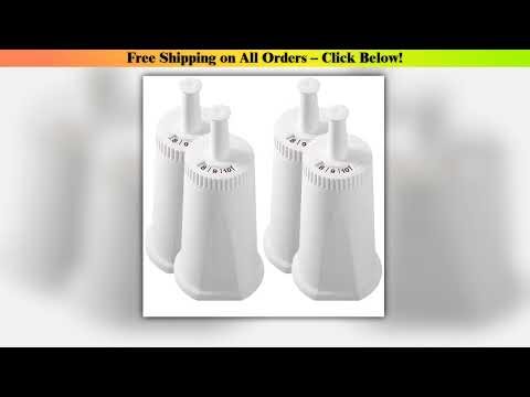 4 Pack Water Filter for Breville Sage Claro Swiss for Oracle Barista Bambino Espresso Coffee