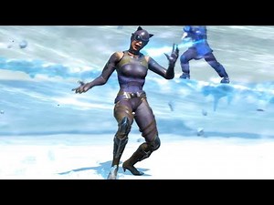 Injustice 2 All Super Moves on Catwoman Year One Alternate (No HUD) Skin/Shader Showcase 4K 2160p