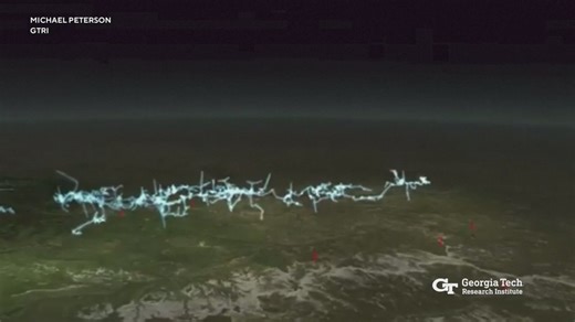 Largest lightning strike recorded in history