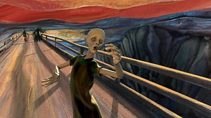 A Fantastic Animated Version of Edvard Munch's Painting 'The Scream' Set to a Pink Floyd Soundtrack