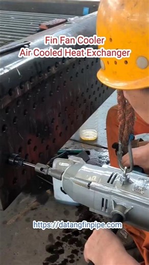 Fin fan cooler,air cooler heat exchanger.Oil cooler,finned tube heat exchanger#fintube #aircooler