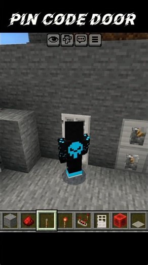 Minecraft pin code door 🚪😛😛😛😛😛😛😛😛😛😛😛😛😛#shorts #minecraft #gaming