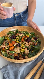 Moroccan Spiced Pearl Couscous Salad with Tahini Dressing | You can find the recipe in the comments 💕 #plantbasedrecipes #healthymealideas #veganrecipes #mealprepsalads #highfibermeals | Plantbaes