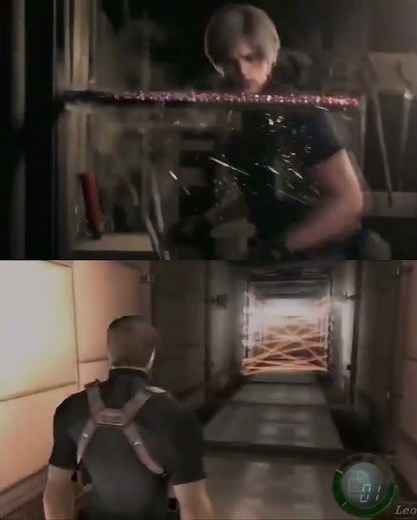 Leon Kennedy Backflip Remake and Original