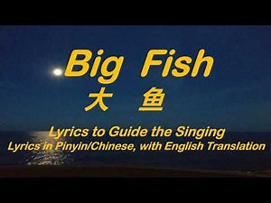 【Song】[Lyrics + Pinyin + Eng] 1 hour loop || Big Fish Begonia 一小时循环版 大鱼 (歌词) | Guide the Singing
