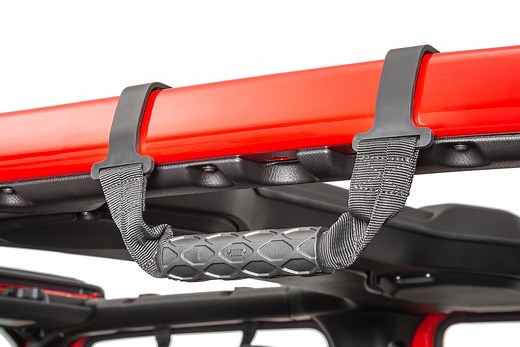 Mopar 82215524AC Rear Grab Handle Pair for 18-23 Jeep Wrangler JL Unlimited & Gladiator JT