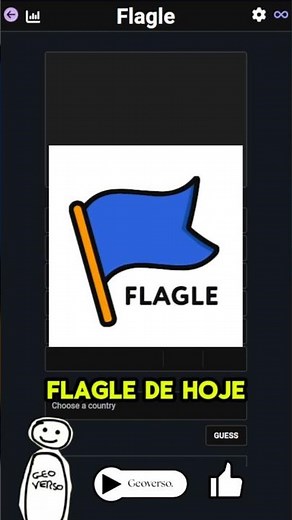 FlagLe do dia! #21 #shorts #geografia #bandeiras