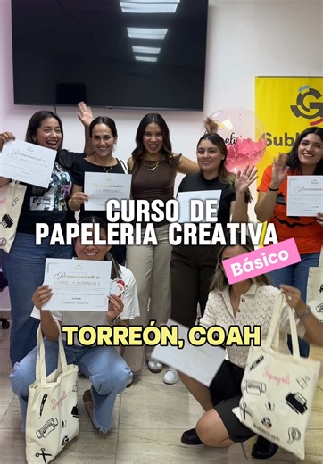 Curso de Papelería Creativa en Torreón